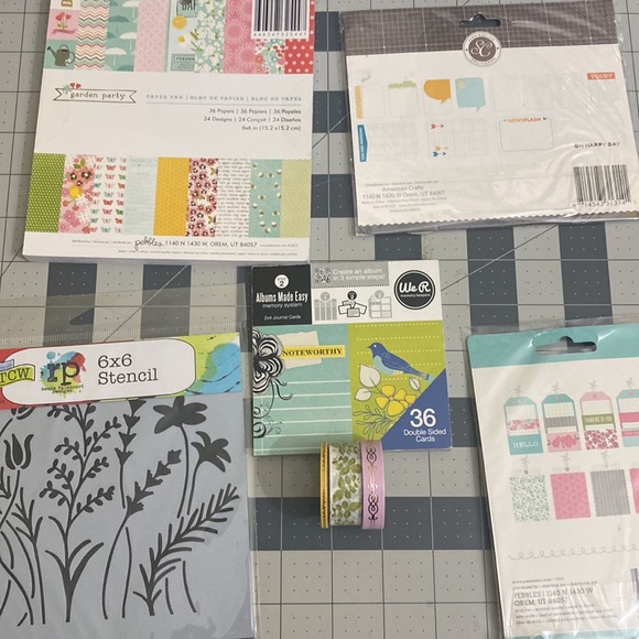 Scrapbook bundle 6 x 6 paper pad and more - Picture 8 of 8